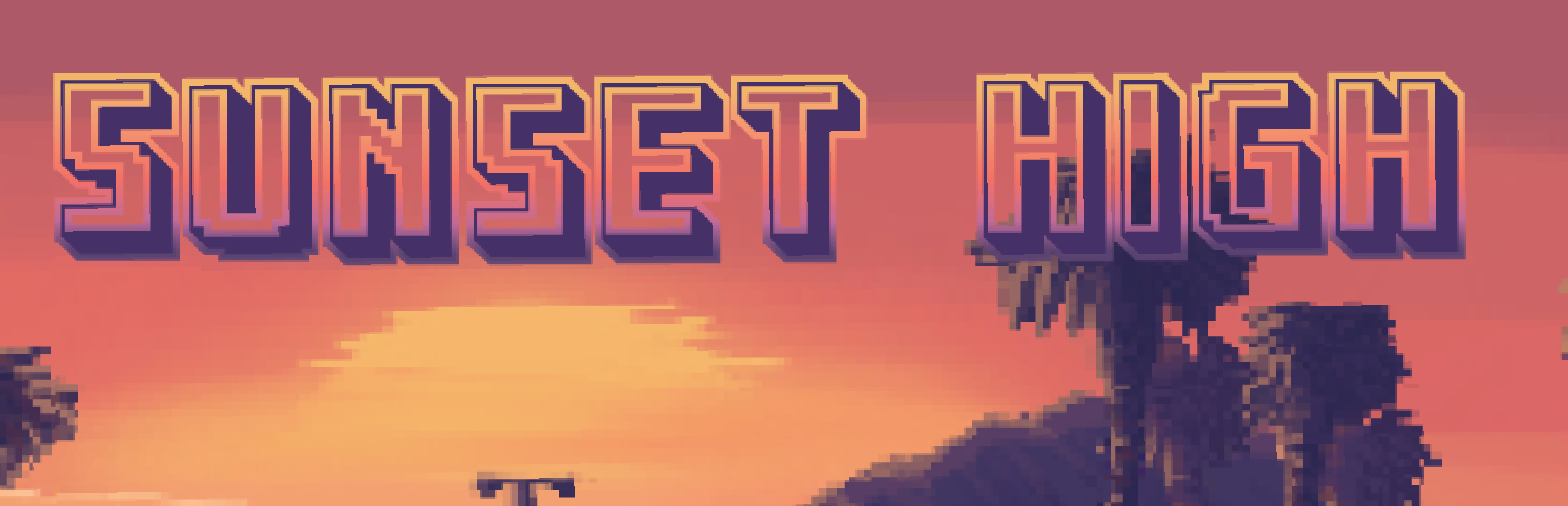 Sunset High Banner
